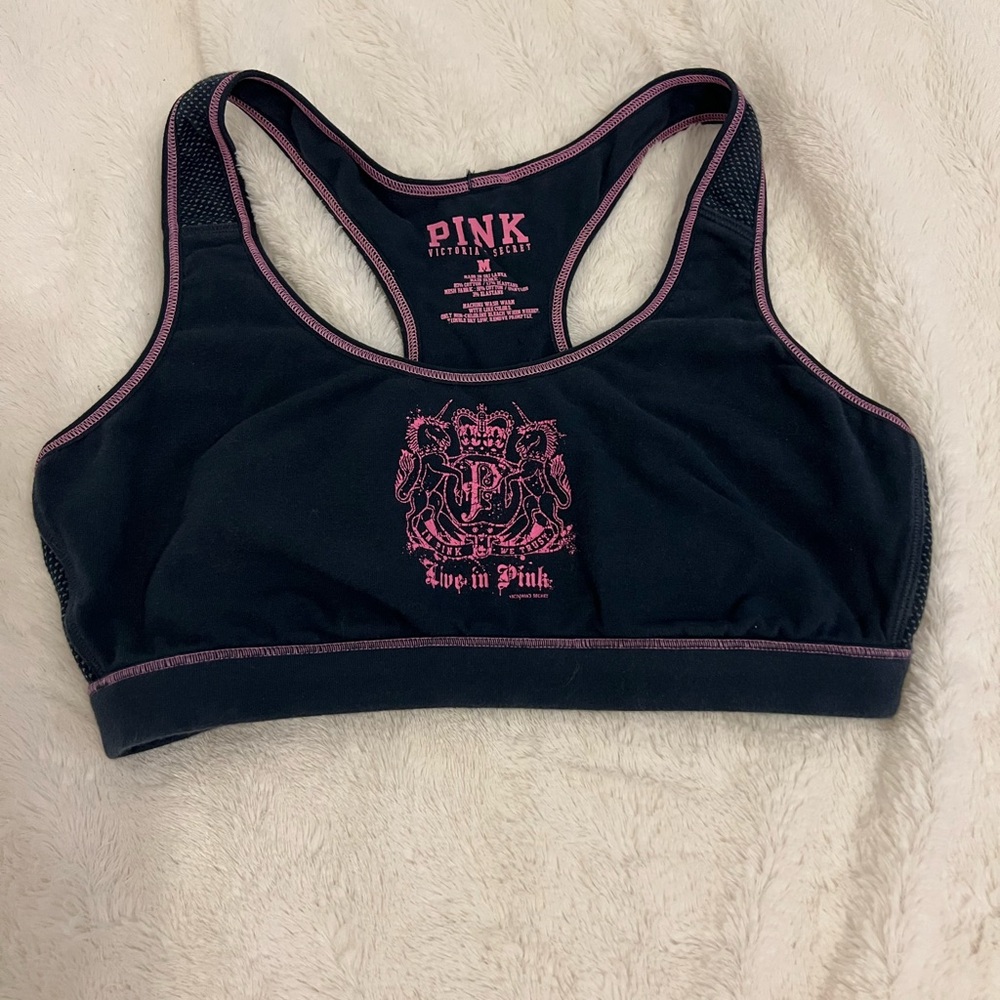 Vintage Victoria's Secret PINK Blue Sports Pink by Victoria’s Secret